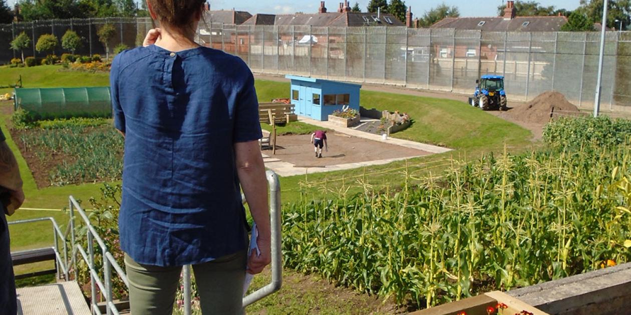 garden at HMP Dumfries