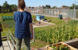 garden at HMP Dumfries
