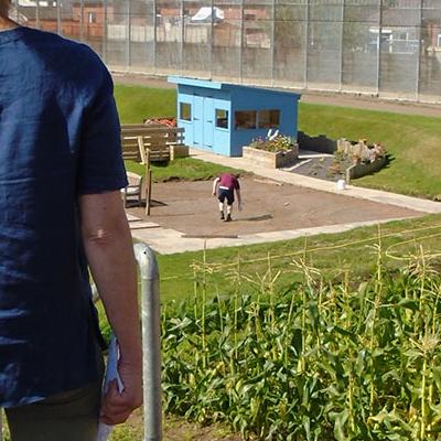 garden at HMP Dumfries